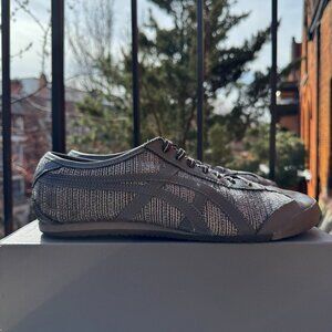Onitsuka Tiger Mexico 66 ASICS Sneakers Shoes Flap in Black Silver